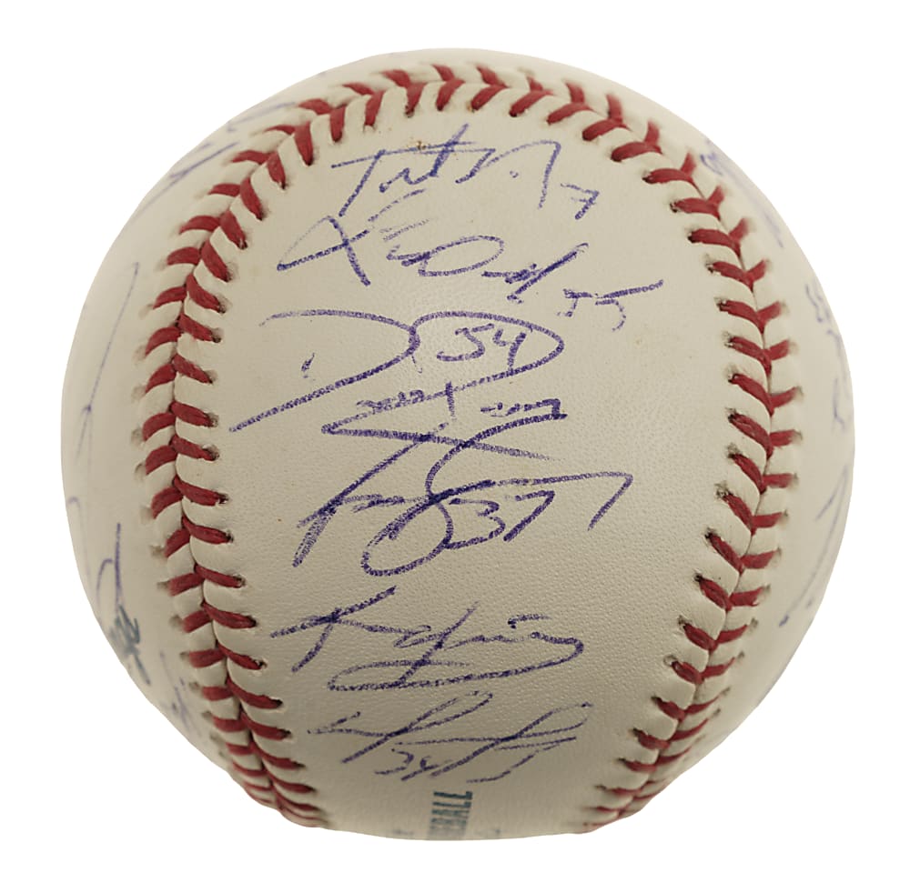 2006 Boston Red Sox Team-Signed Baseball - JSA