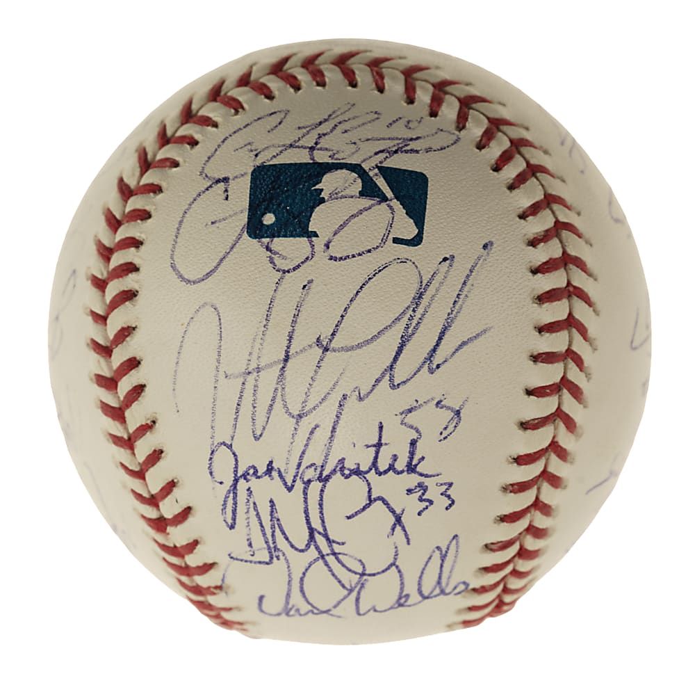 2006 Boston Red Sox Team-Signed Baseball - JSA