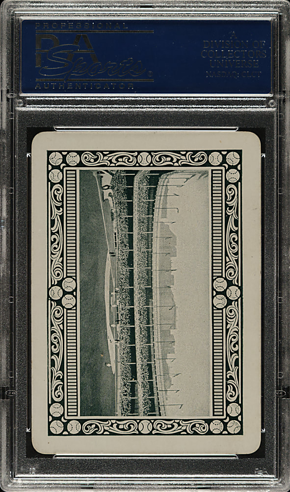 1914 WG4 Polo Grounds Game Ty Cobb PSA NM 7