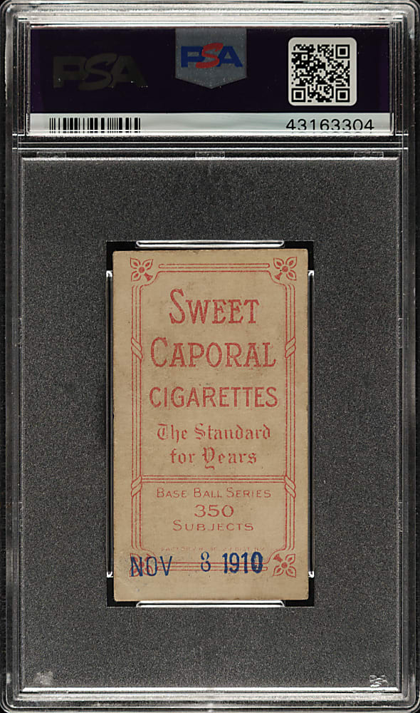 1909-1911 T206 White Border Nap Lajoie with Bat PSA VG 3 (MK)