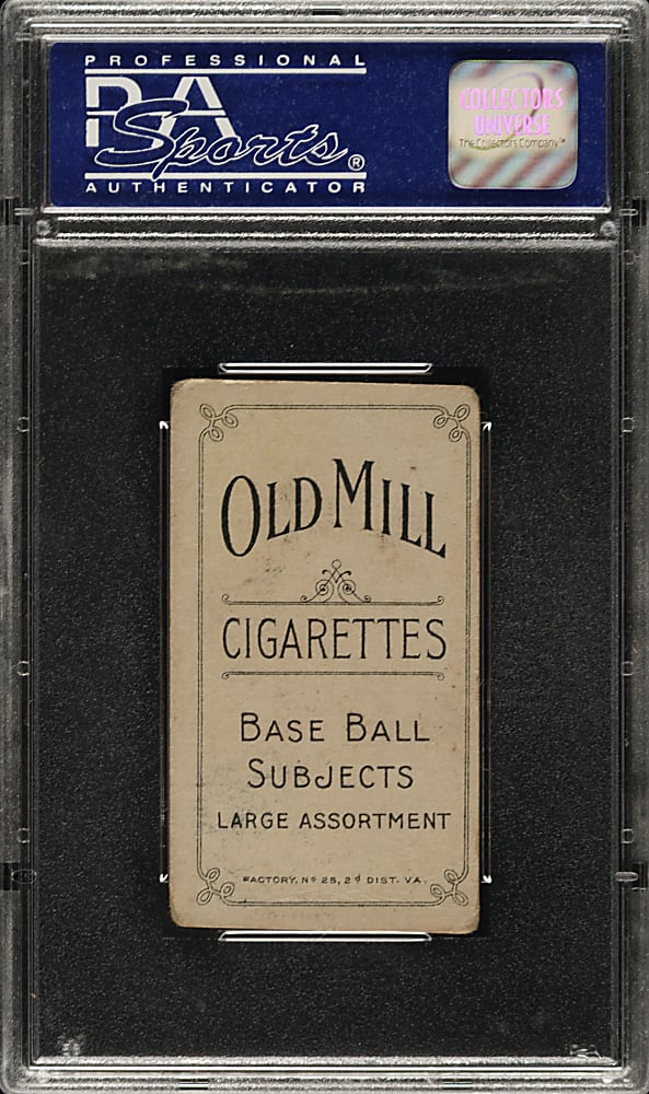 1909-1911 T206 White Border Addie Joss Portrait PSA GOOD 2 - Old Mill Back
