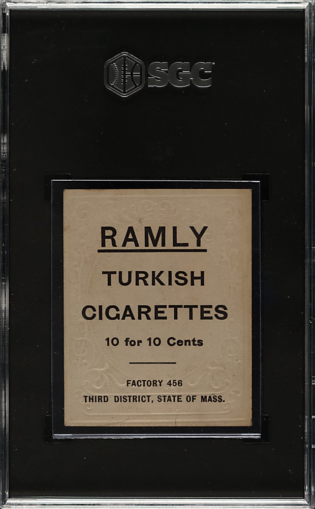 1909 T204 Ramly Tobacco Nap Rucker SGC EX+ 5.5