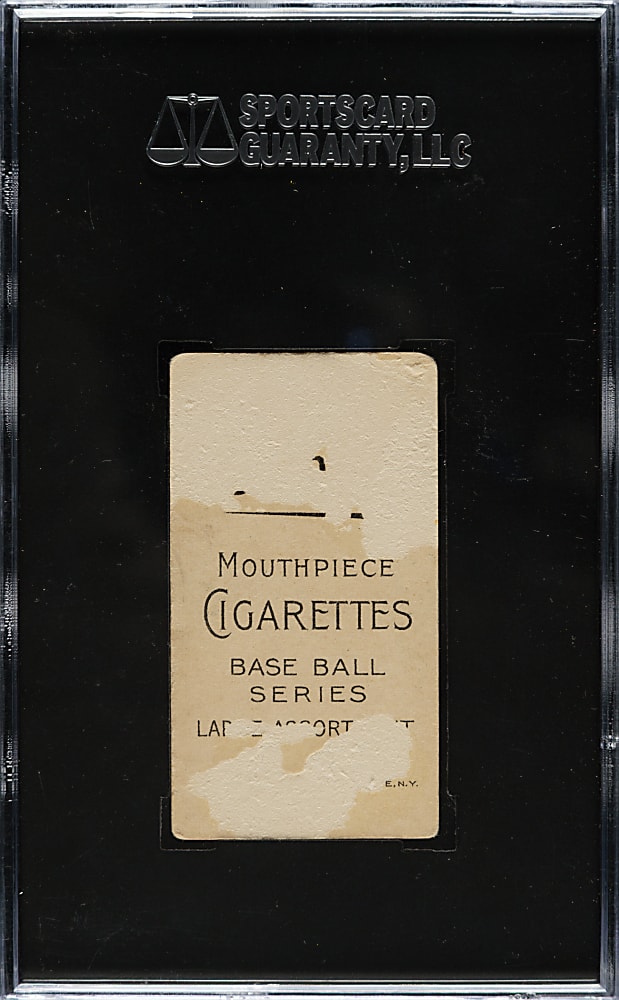 1909-1911 T206 White Border Arlie Latham SGC POOR 10 - Black Lenox Back