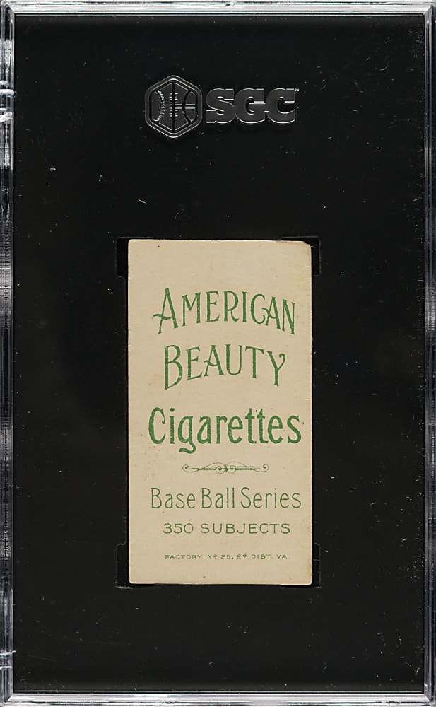 1909-1911 T206 White Border Joe Lake St. Louis, No Ball in Hand SGC GOOD 2 - American Beauty 350 Back