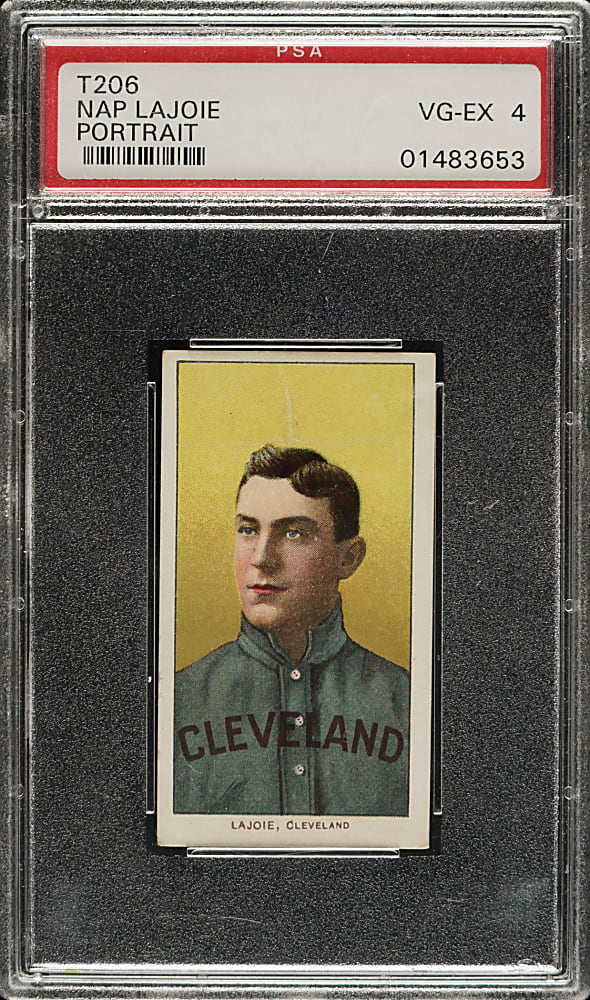 1909-1911 T206 White Border Nap Lajoie PSA VG-EX 4