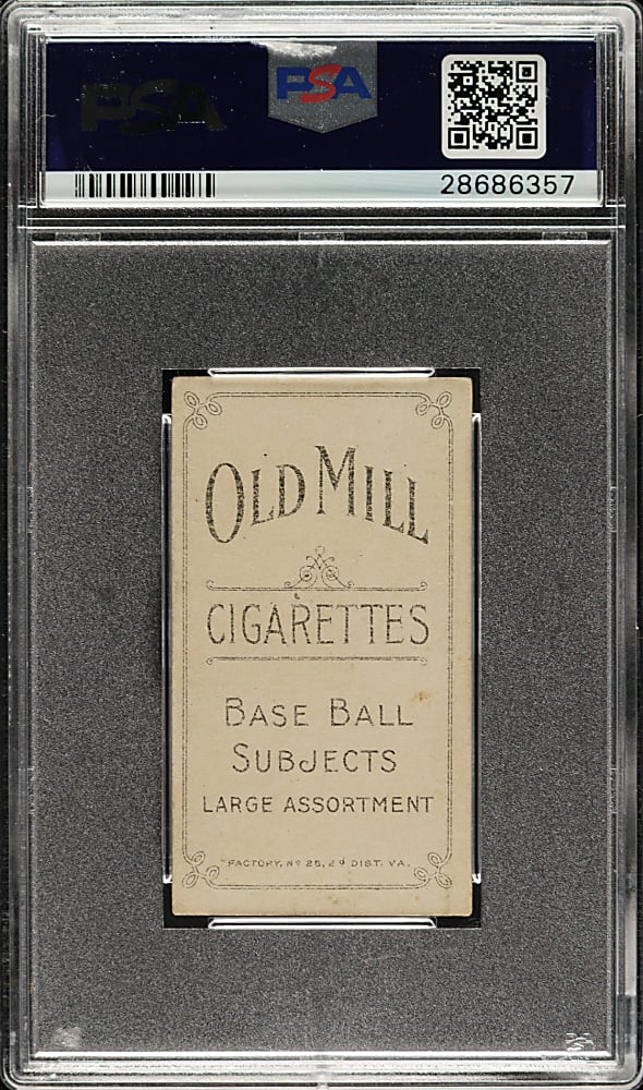 1909-1911 T206 White Border Emil Batch PSA VG-EX+ 4.5 - Old Mill Back