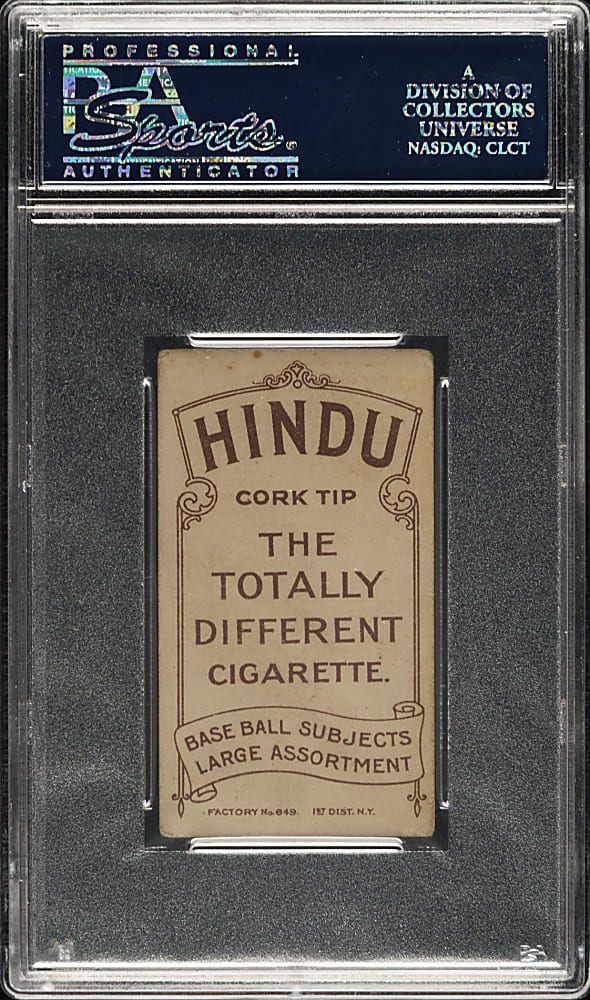 1909-1911 T206 White Border Ginger Beaumont PSA VG 3 - Brown Hindu Back