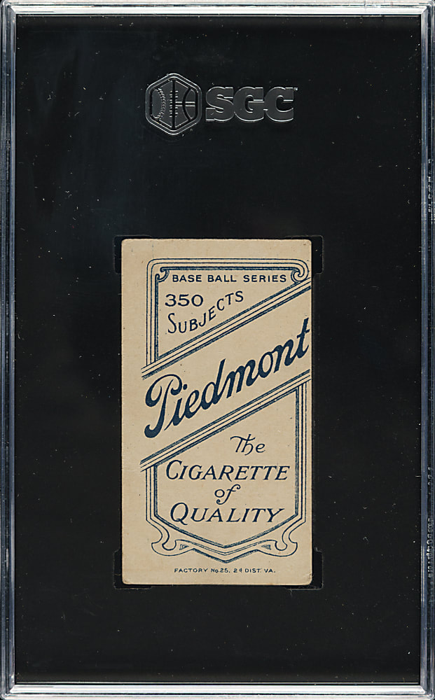 1909-1911 T206 White Border Hal Chase Portrait Pink Background SGC GOOD 2