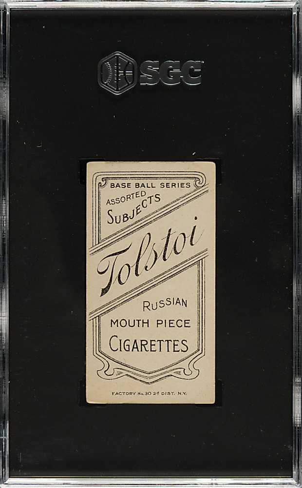 1909-1911 T206 White Border Harry Howell Hand at Waist SGC VG/EX 4 - Tolstoi Back