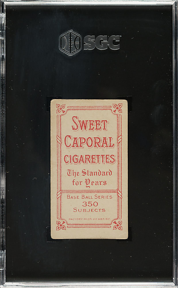 1909-1911 T206 White Border Christy Mathewson Portrait SGC VG 3 (Joe Garagiola Collection)