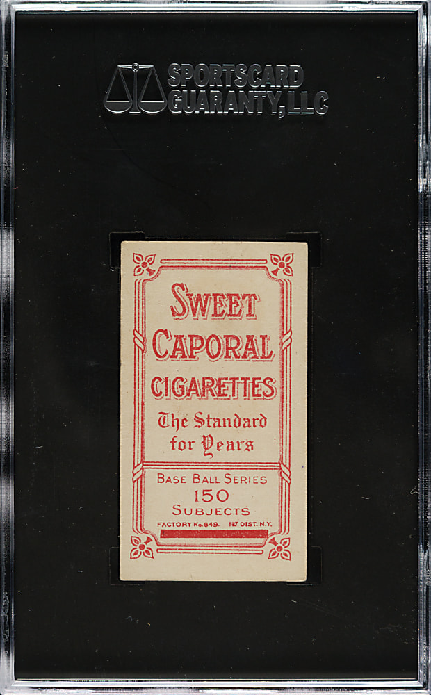 1909-1911 T206 White Border Walter Johnson Portrait SGC EX 5