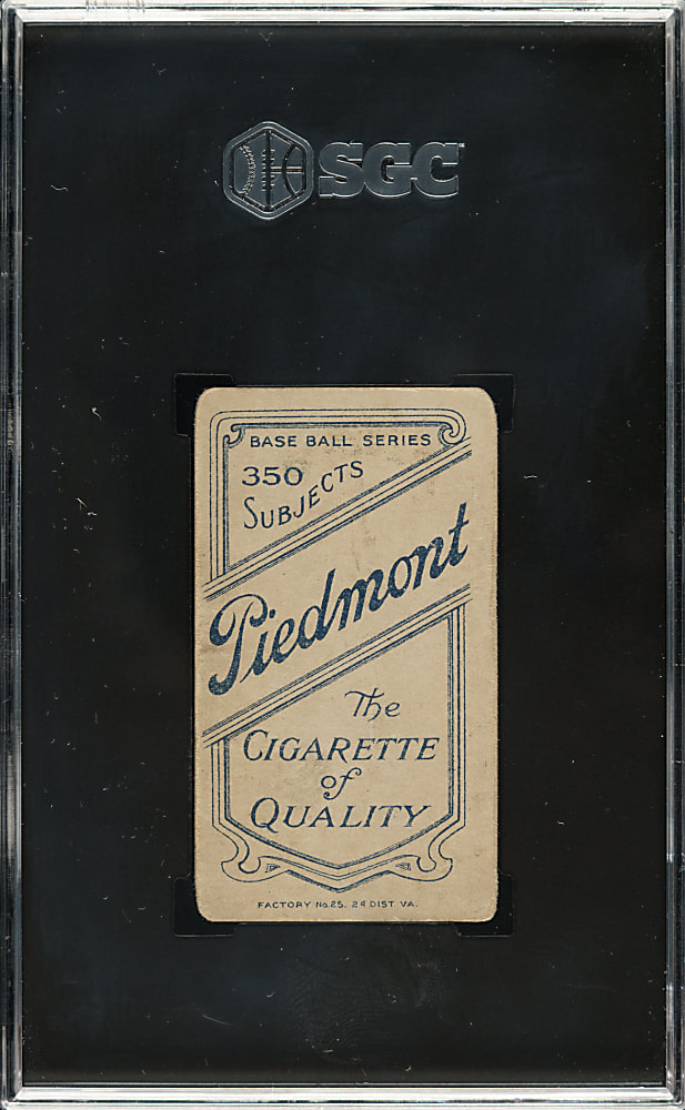 1909-1911 T206 White Border Ty Cobb Bat Off Shoulder SGC GOOD 2