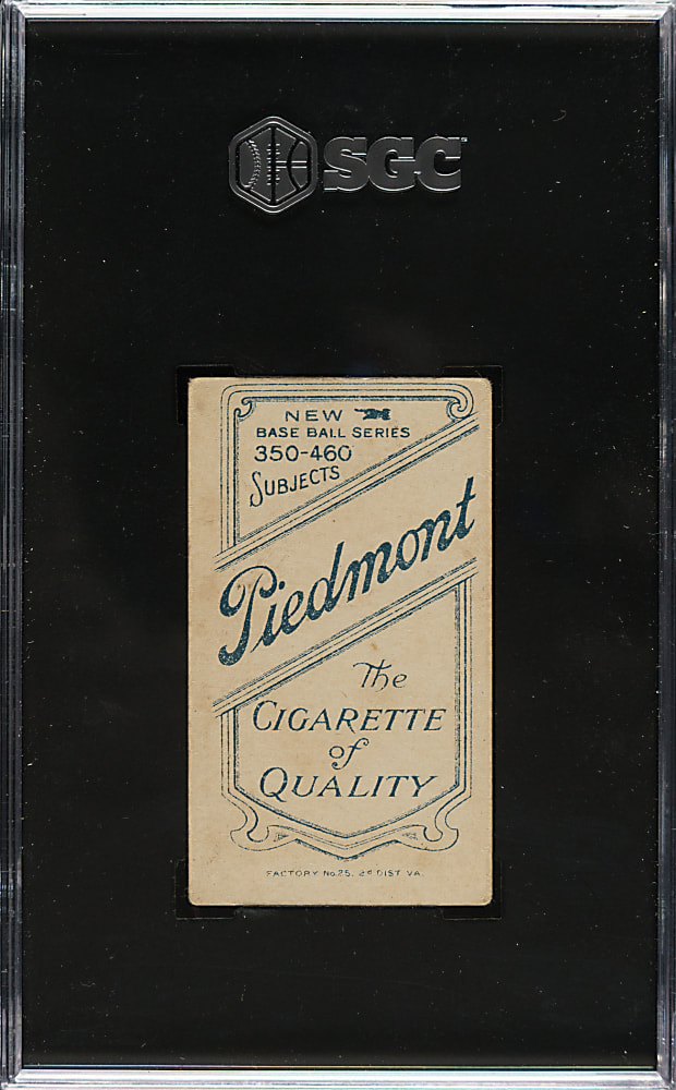 1909-1911 T206 White Border Ty Cobb Bat Off Shoulder SGC VG 3