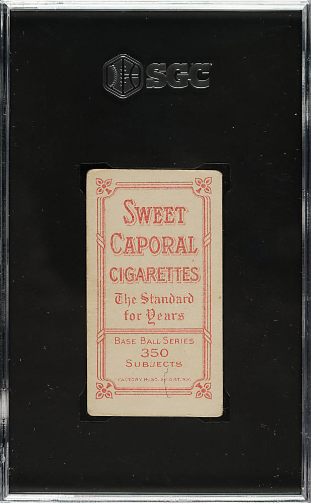 1909-1911 T206 White Border Ty Cobb Portrait Red Background SGC VG 3