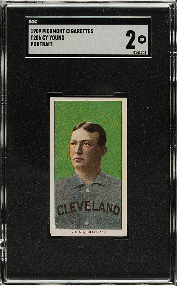1909-1911 T206 White Border Cy Young Portrait SGC GOOD 2
