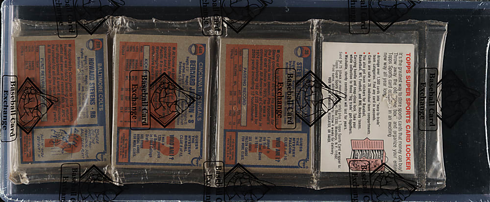 1976 Topps Football Unopened Rack Pack - Steve Bartkowski Rookie on Back - BBCE