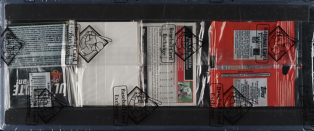 2005 Topps Football Unopened Rack Pack - Aaron Rodgers Rookie on Top - BBCE