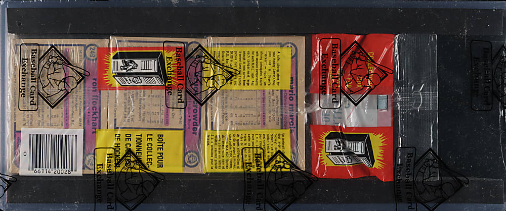 1982-1983 O-Pee-Chee Hockey Unopened Rack Pack - Wayne Gretzky Scoring Leader on Top - BBCE