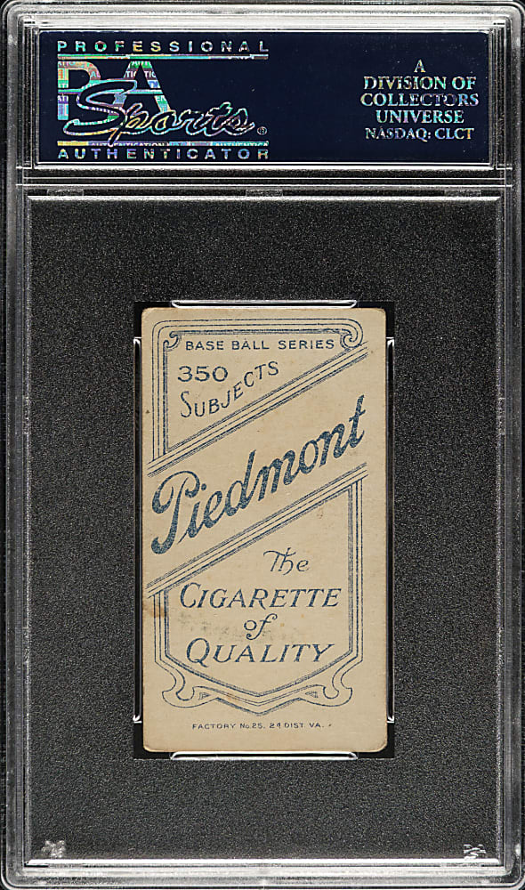 1909-1911 T206 White Border Joe Tinker Bat Off Shoulder PSA VG 3