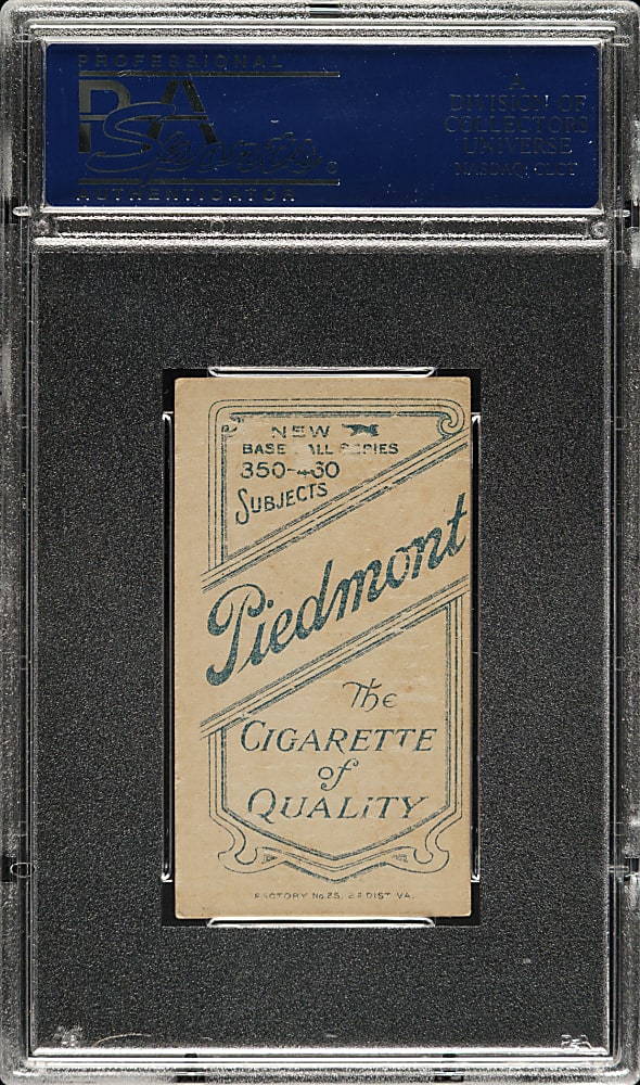 1909-1911 T206 White Border Hughie Jennings Both Hands Showing PSA VG 3