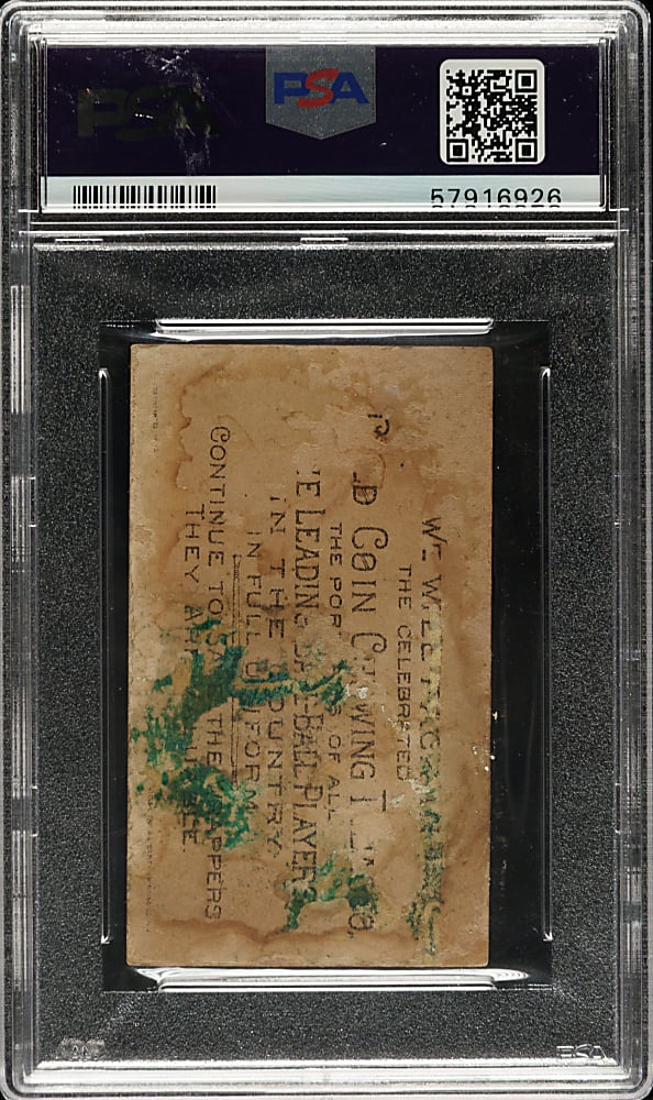 1887 N284 Buchner Gold Coin Buck Ewing Ready to Tag PSA Authentic