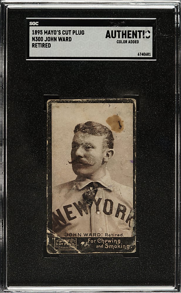 1895 N300 Mayo's Cut Plug John Ward Retired SGC Authentic