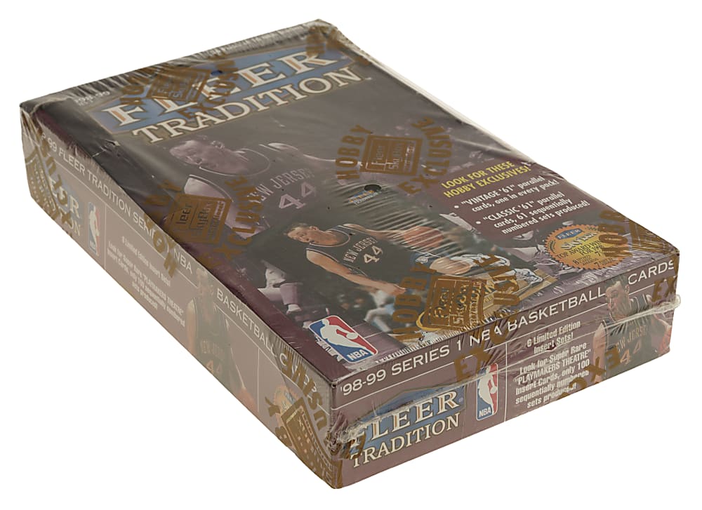 1998-1999 Fleer Tradition Basketball First Series Factory-Sealed Unopened Hobby Box (36 Packs)