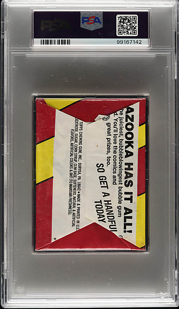 1981-1982 Topps Basketball Unopened Wax Pack PSA NM-MT 8