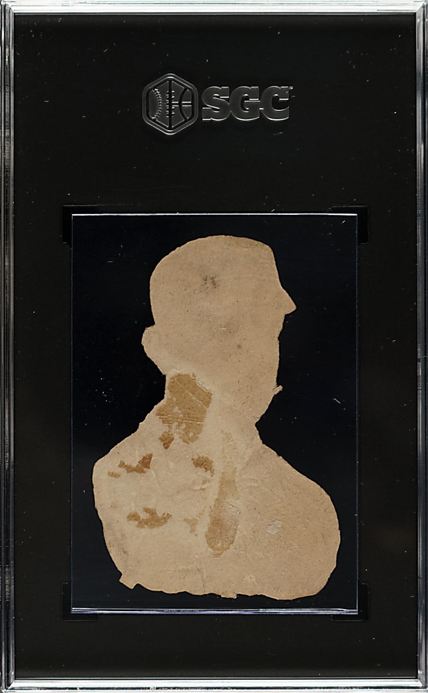 1888 H. D. Smith & Company Baseball Gum Card Die-Cuts Dan Brouthers SGC POOR 1