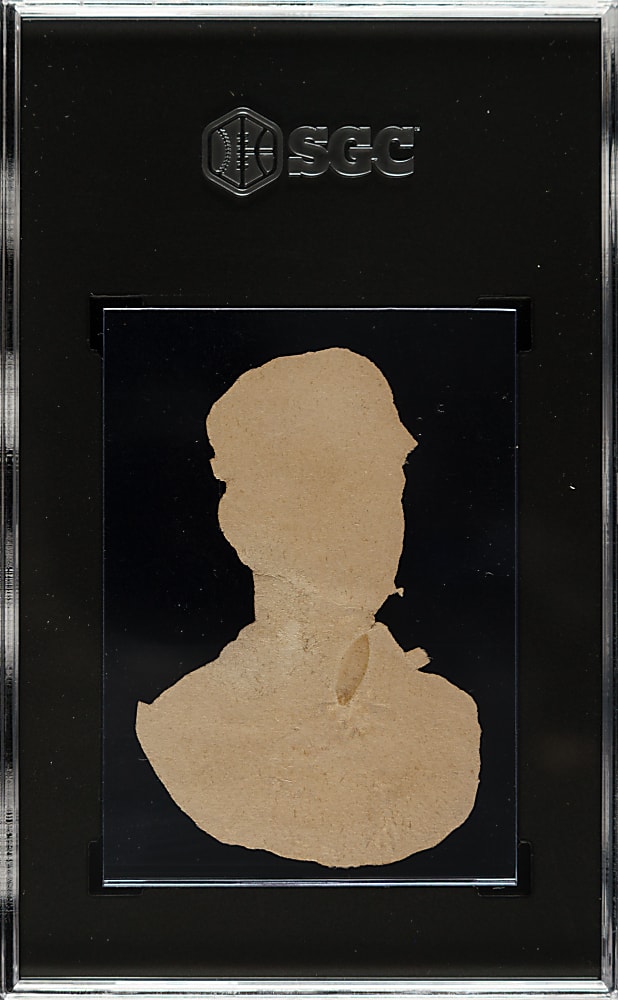 1888 H. D. Smith & Company Baseball Gum Card Die-Cuts Jack Rowe SGC POOR 1