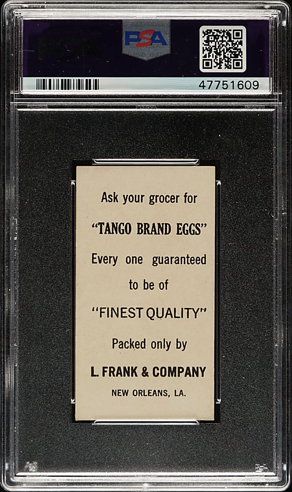 1916 Tango Brand Eggs Red Dooin PSA NM 7