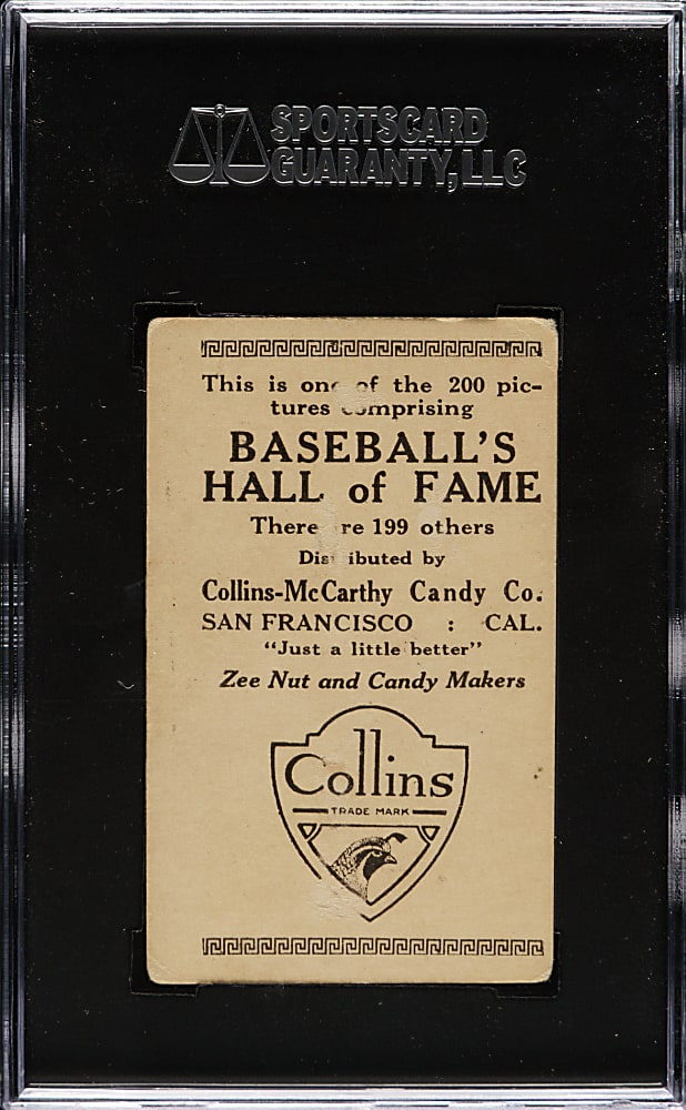 1917 E135 Collins-McCarthy #80 Rogers Hornsby Rookie SGC FAIR 20