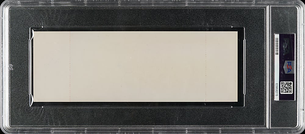 July 6, 1985 N. W. A. Wrestling The Great American Bash Full Ticket PSA VG-EX 4