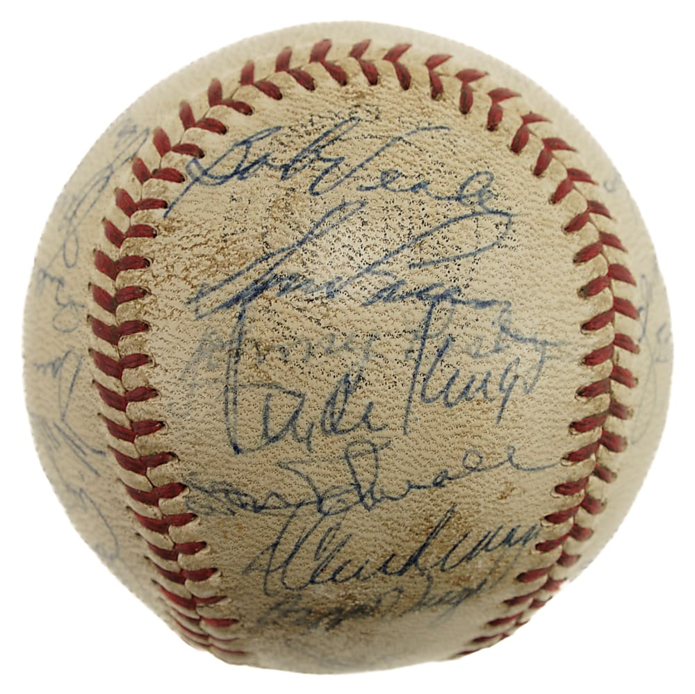 1965 Pittsburgh Pirates Team-Signed Baseball with Roberto Clemente, Willie Stargell, and Bill Mazeroski - PSA/DNA