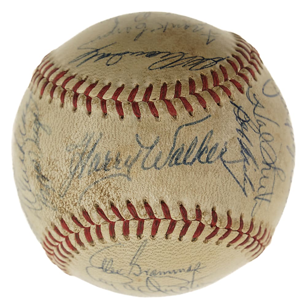 1965 Pittsburgh Pirates Team-Signed Baseball with Roberto Clemente, Willie Stargell, and Bill Mazeroski - PSA/DNA