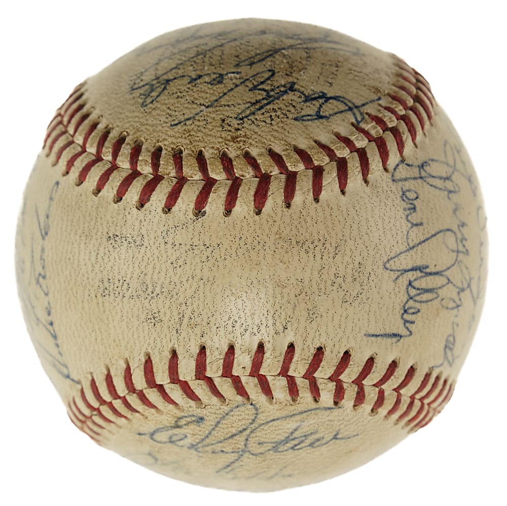 1965 Pittsburgh Pirates Team-Signed Baseball with Roberto Clemente, Willie Stargell, and Bill Mazeroski - PSA/DNA