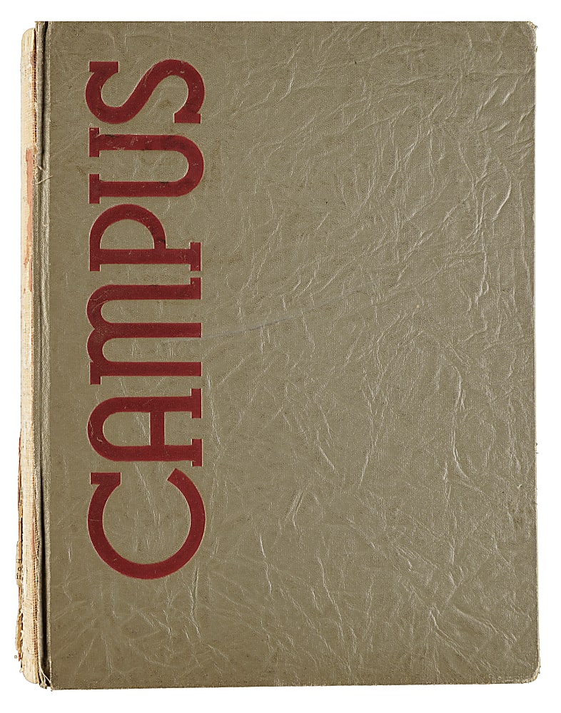 1938 Jackie Robinson Signed Pasadena Junior College Yearbook - JSA - Signed Four Times!