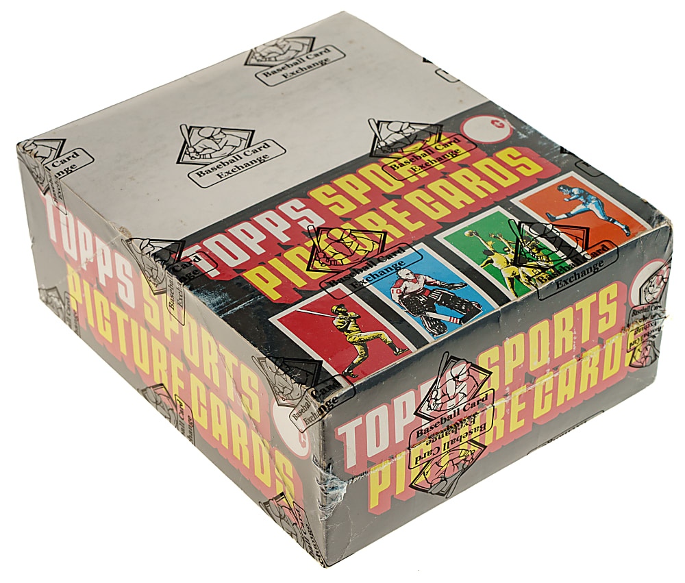 1986 Topps Unopened Rack Pack Box (24 Packs) - BBCE