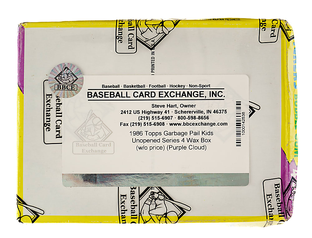 1986 Topps "Garbage Pail Kids" Fourth Series Unopened Wax Box (48 Packs) - BBCE