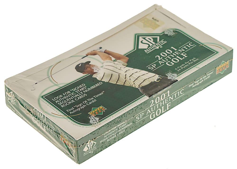 2001 Upper Deck SP Authentic Golf Unopened Hobby Box (24 Packs)
