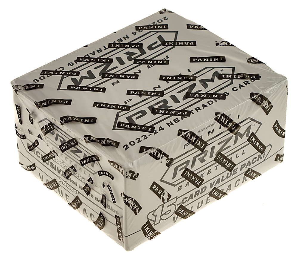 2023-2024 Panini Prizm Basketball Factory-Sealed Unopened Value Box (12 Packs) - Victor Wembanyama Rookie Year