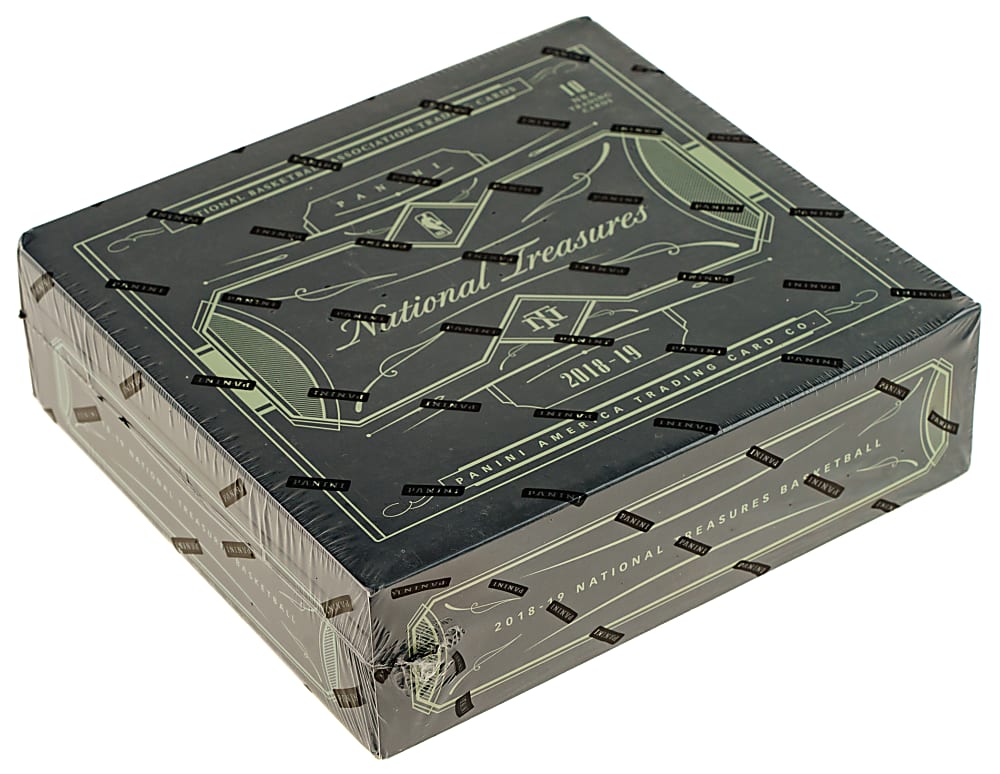 2018-2019 Panini National Treasures Basketball Factory Sealed Unopened Hobby Box - Luka Doncic and Shai Gilgeous-Alexander Rookie Year