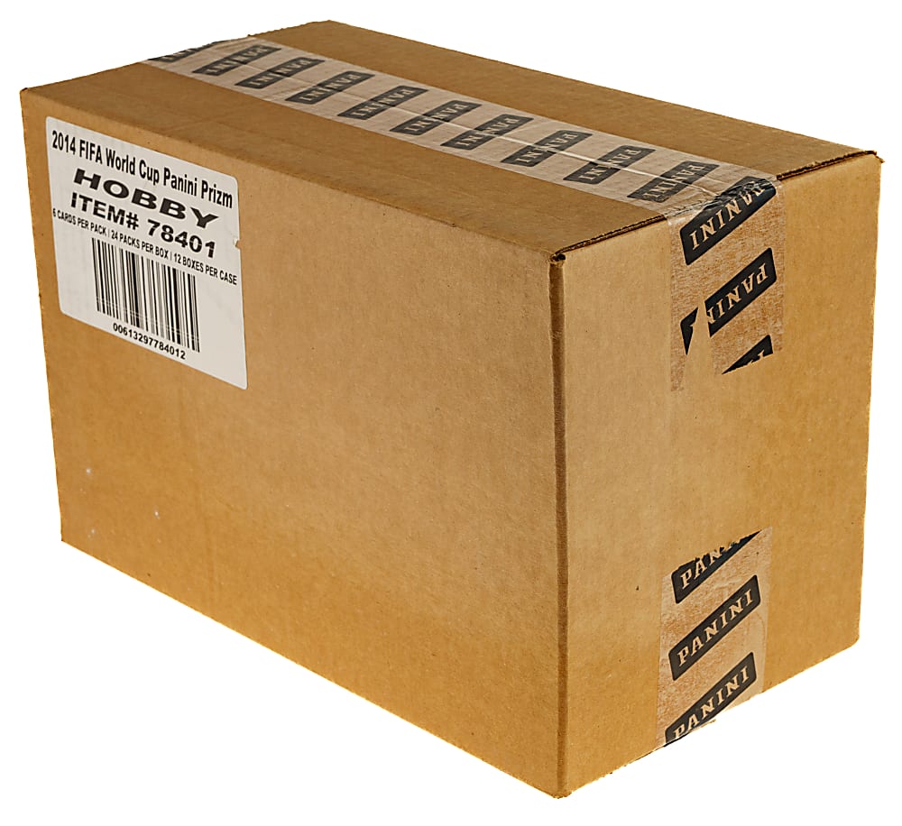 2014 Panini Prizm FIFA World Cup Soccer Factory-Sealed Unopened Hobby Case (12 Boxes)