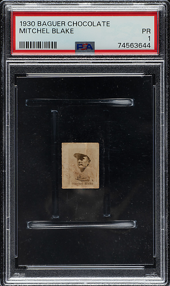 1930 Baguer Chocolate Mitchel Blake PSA POOR 1