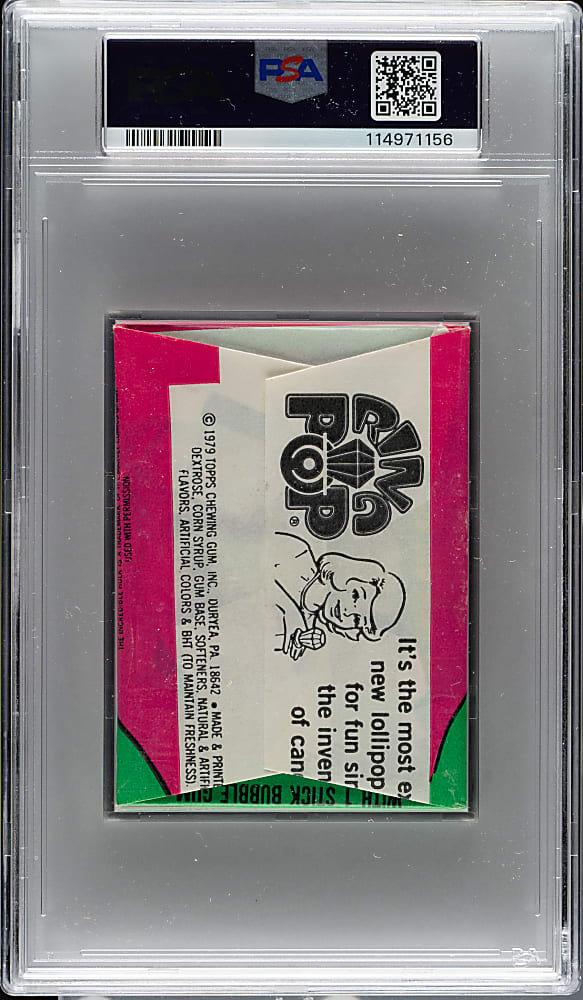 1979 Topps "The Incredible Hulk" Unopened Wax Pack PSA NM 7