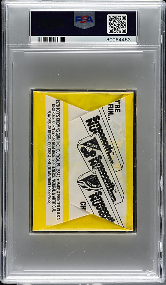 1979 Topps Unopened Wax Pack PSA MINT 9