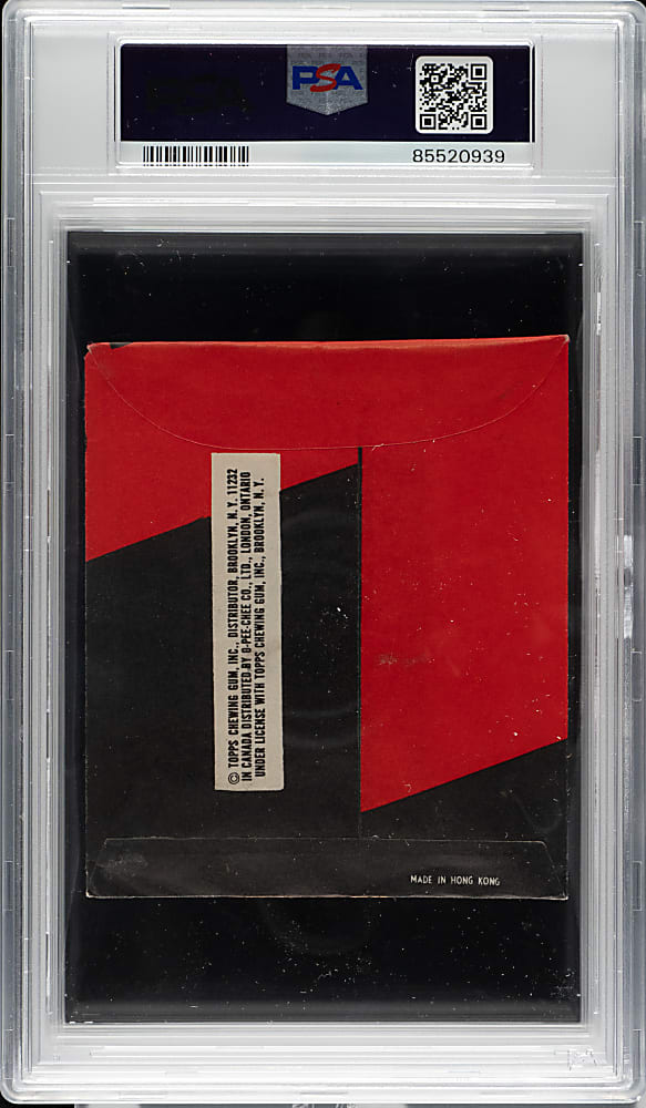 1968-1971 Topps "Pop-Ups" Unopened Paper Pack PSA NM-MT 8