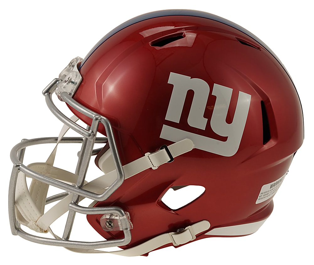 Michael Strahan Signed New York Giants Full-Size Flash Speed Helmet - Beckett