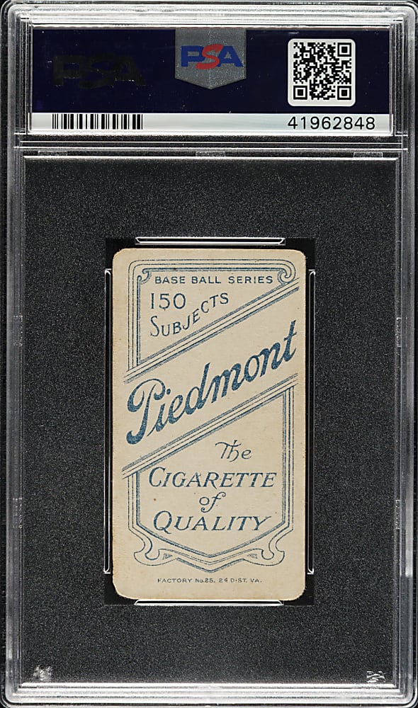 1909-1911 T206 White Border Walter Johnson Portrait PSA GOOD 2