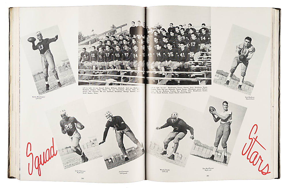 1940 Jackie Robinson UCLA College Yearbook